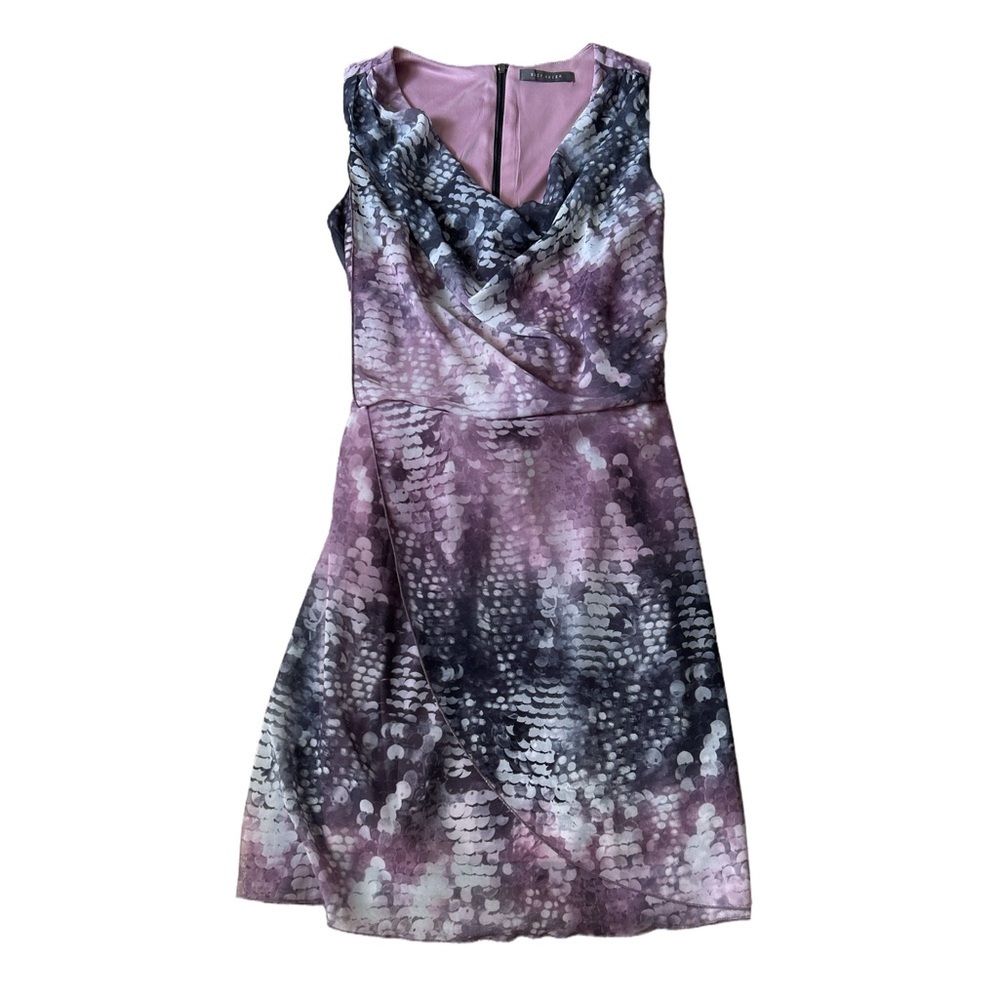 Suzy Shier Multicolour Patterned Sleeveless Dress Size Medium